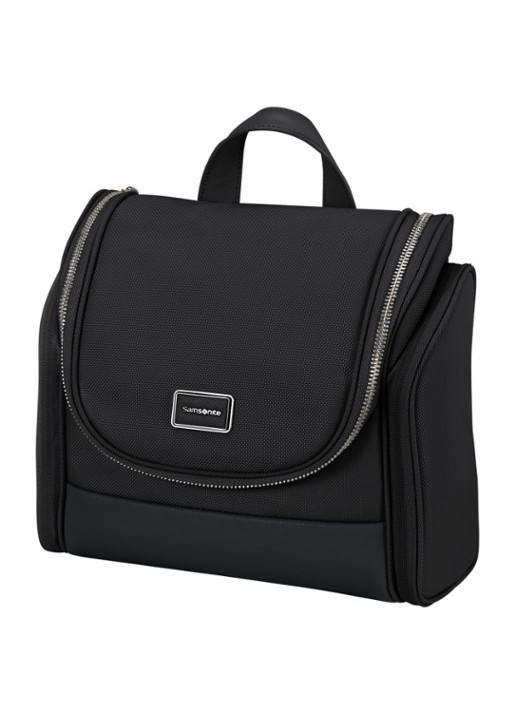 Samsonite Image Toilet Kit toilettas met logo - voorkant 3 zwart