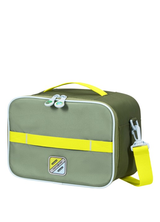 Samsonite Kidzjoy lunchtas - voorkant 3 mosgroen