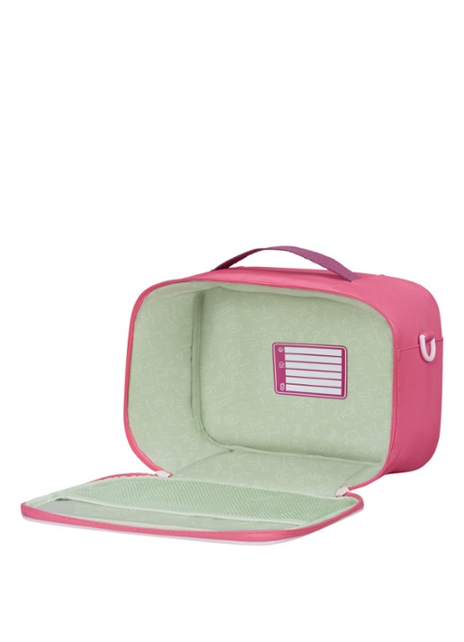 Samsonite Kidzjoy lunchtas - detail donkerroze