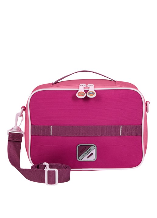 Samsonite Kidzjoy lunchtas - voorkant 2 donkerroze
