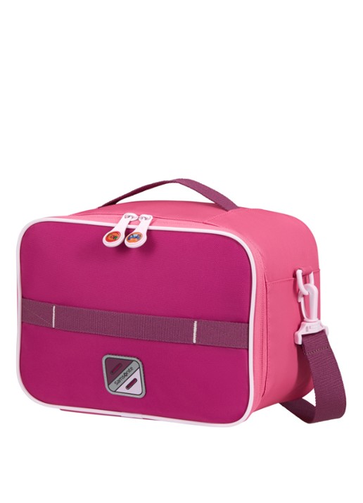 Samsonite Kidzjoy lunchtas - voorkant 3 donkerroze