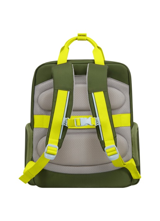 Samsonite Kidzjoy rugzak - achterkant mosgroen
