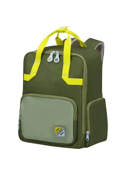 Samsonite Kidzjoy rugzak - voorkant 3 mosgroen
