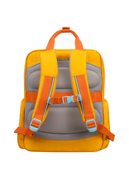 Samsonite Kidzjoy rugzak - achterkant geel