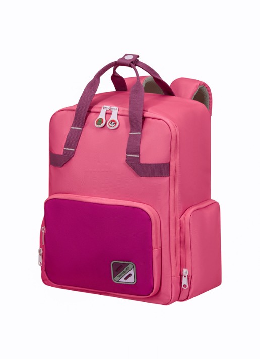Samsonite Kidzjoy rugzak - voorkant 3 donkerroze