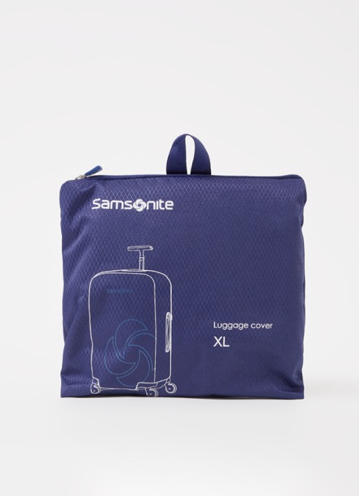 Samsonite Kofferhoes XL spinner 81/86 cm - voorkant 3 royalblauw