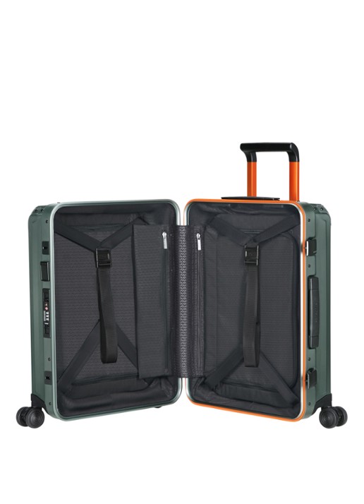 Samsonite Lite-Box spinner 55 cm - achterkant 5 olijfgroen