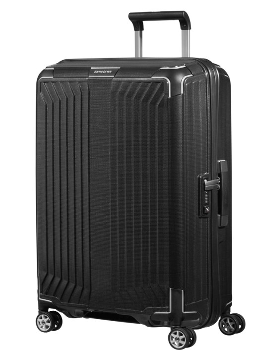 Samsonite Lite-Box spinner 69 cm - voorkant 5 zwart