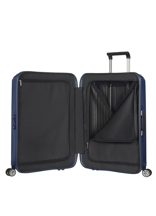 Samsonite Lite-Box spinner 81 cm - voorkant 2 donkerblauw