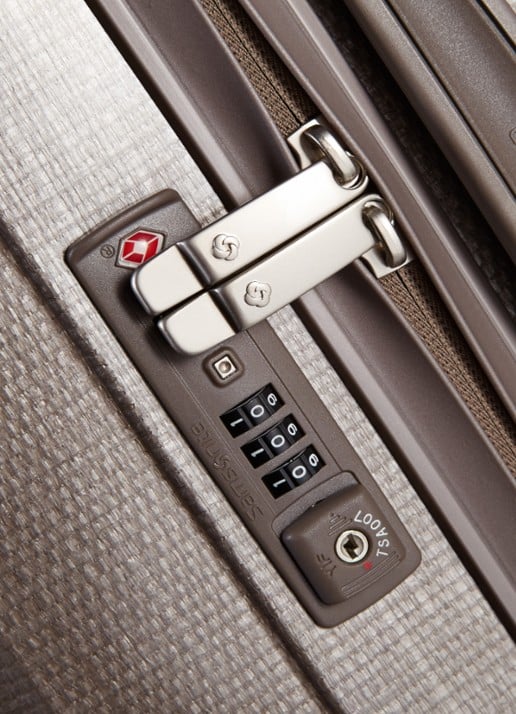 Samsonite Lite-Cube spinner 81 cm - detail ivory gold