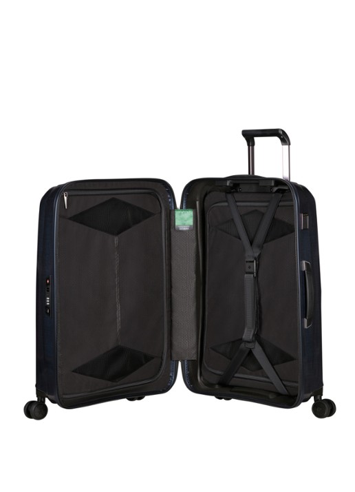 Samsonite Major-Lite spinner 69 cm - voorkant 3 donkerblauw