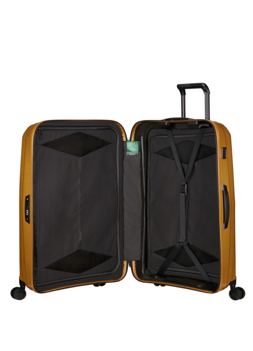 Samsonite Major-Lite spinner 77 cm - voorkant 3 okergeel