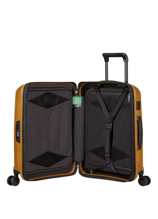 Samsonite Major-Lite vergrootbare spinner 55 cm - voorkant 5 okergeel