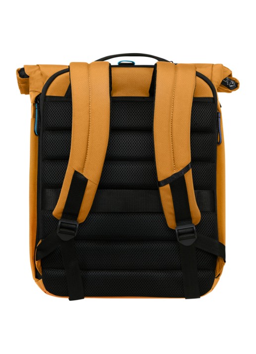 Samsonite Moderny rugzak met 15,6 inch laptopvak - achterkant 3 mosterd