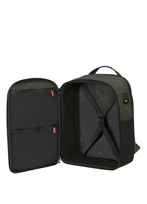 Samsonite Moderny S rugzak - achterkant 4 legergroen