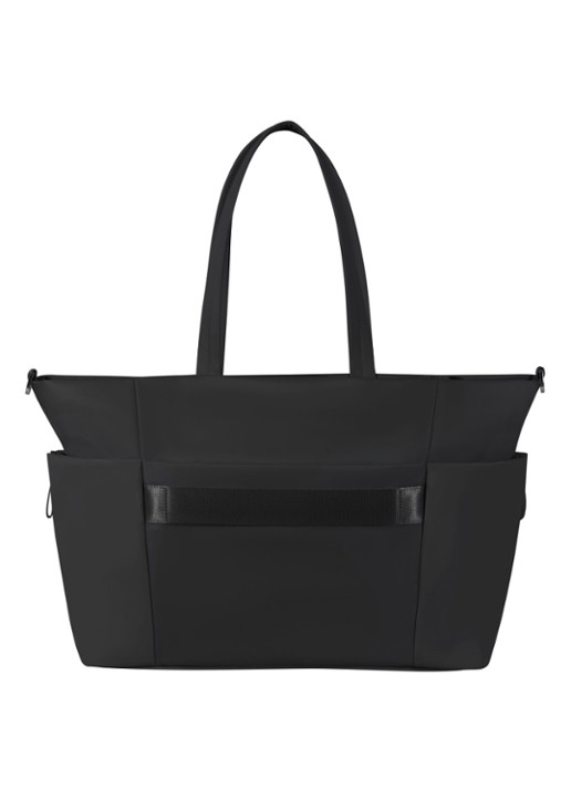 Samsonite Move Journey schoudertas met 14,1 inch laptopvak - detail zwart