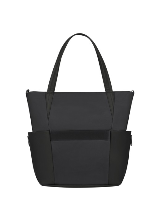 Samsonite Move Journey schoudertas met 14,1 inch laptopvak - achterkant zwart