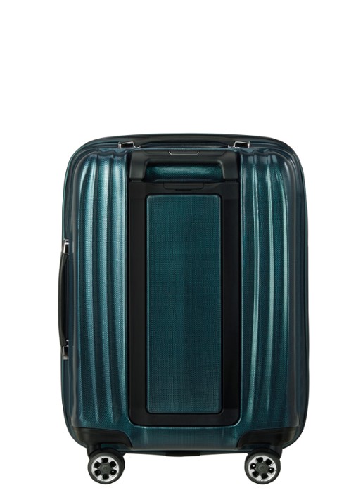 Samsonite Nexis vergrootbare spinner 55 cm - achterkant petrol
