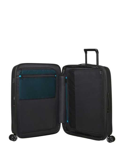Samsonite Nexis vergrootbare spinner 70 cm - achterkant 2 zwart