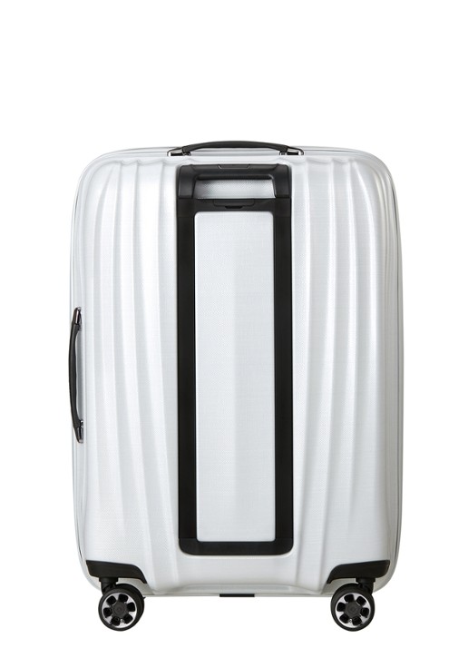 Samsonite Nexis vergrootbare spinner 70 cm - achterkant gebroken wit