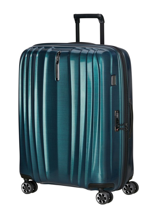 Samsonite Nexis vergrootbare spinner 76 cm - voorkant 4 petrol