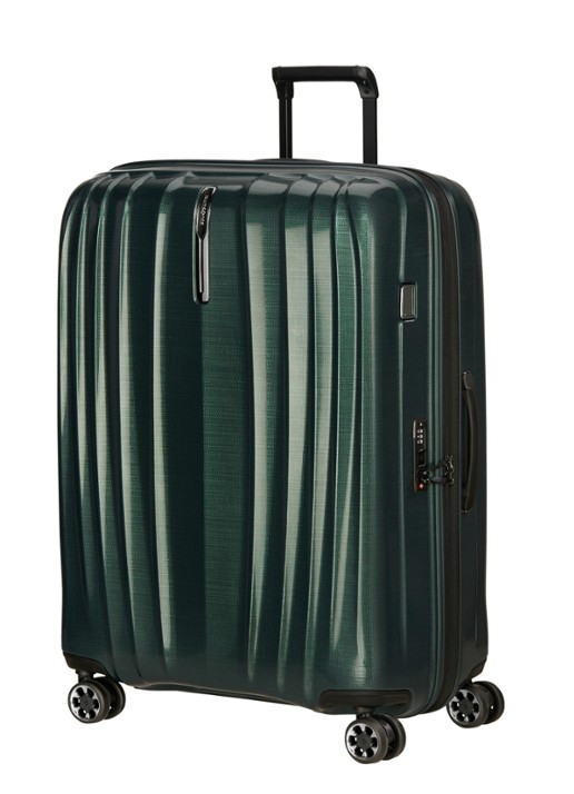 Samsonite Nexis vergrootbare spinner 82 cm - voorkant 4 donkergroen