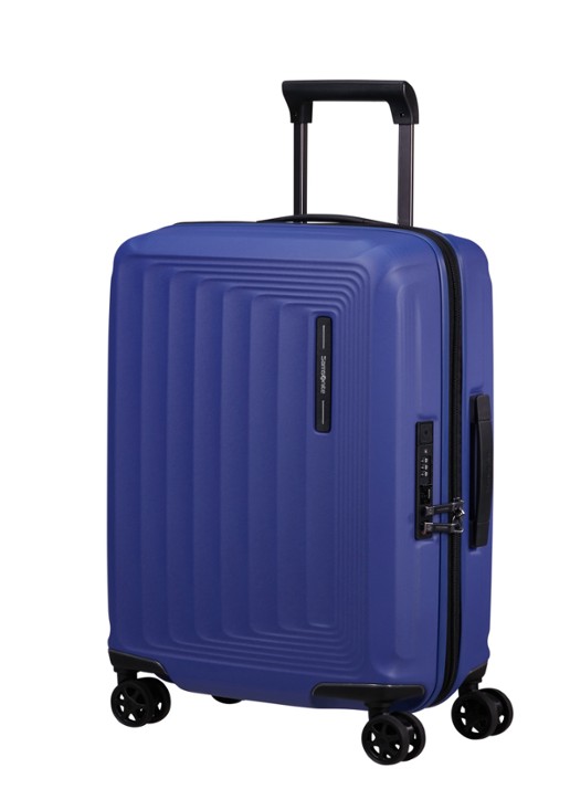 Samsonite Nuon spinner 55 cm - voorkant 5 blauw
