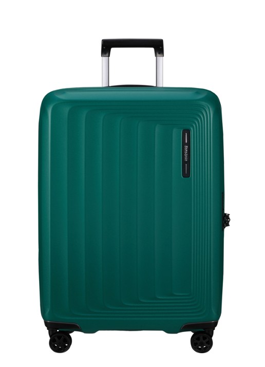 Samsonite Nuon vergrootbare spinner 69 cm - voorkant donkergroen