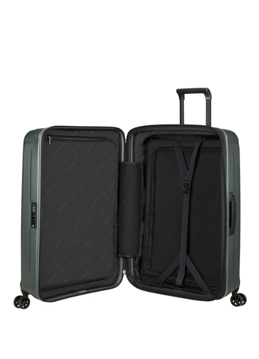 Samsonite Nuon vergrootbare spinner 75 cm - voorkant 6 khaki