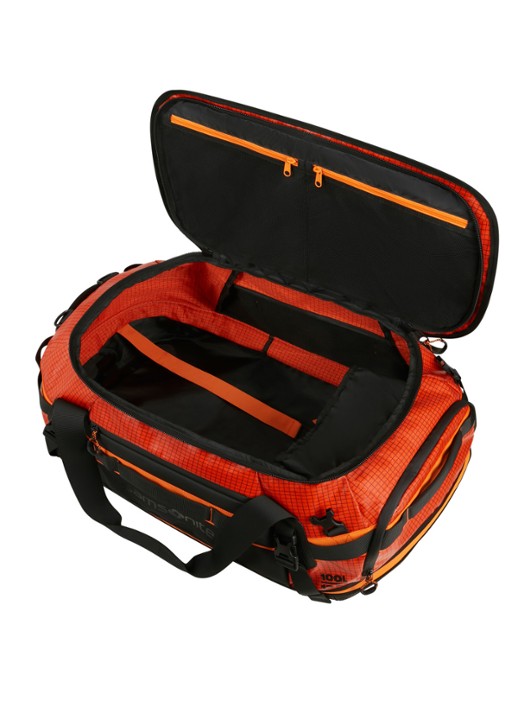 Samsonite Outtrax L weekendtas - achterkant 4 oranjerood