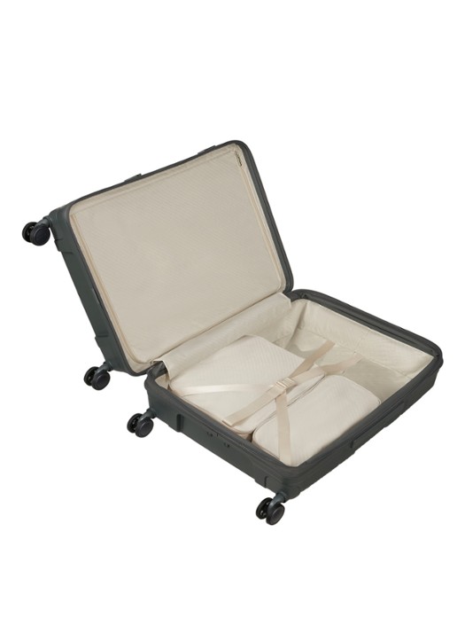 Samsonite Paralux vergrootbare spinner 67 cm - detail olijfgroen