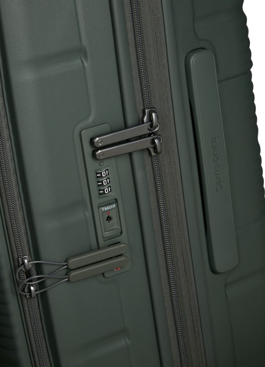 Samsonite Paralux vergrootbare spinner 75 cm - detail 3 olijfgroen