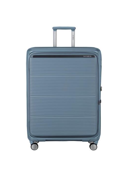 Samsonite Paralux vergrootbare spinner 81 cm - voorkant blauw