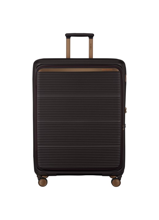 Samsonite Paralux vergrootbare spinner 81 cm - voorkant donkerbruin