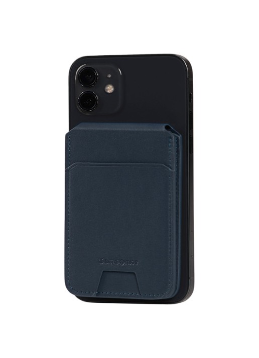Samsonite Prismix magnetische pasjeshouder - voorkant 2 donkerblauw