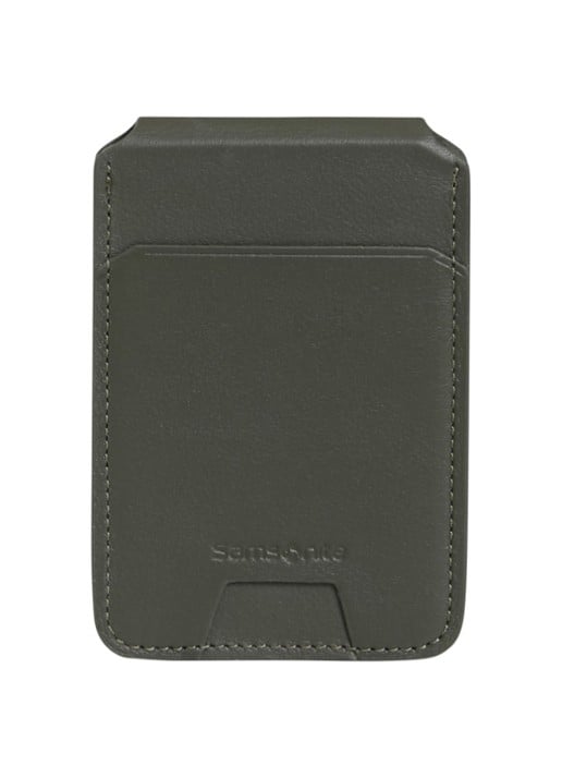 Samsonite Prismix magnetische pasjeshouder - voorkant 2 mosgroen