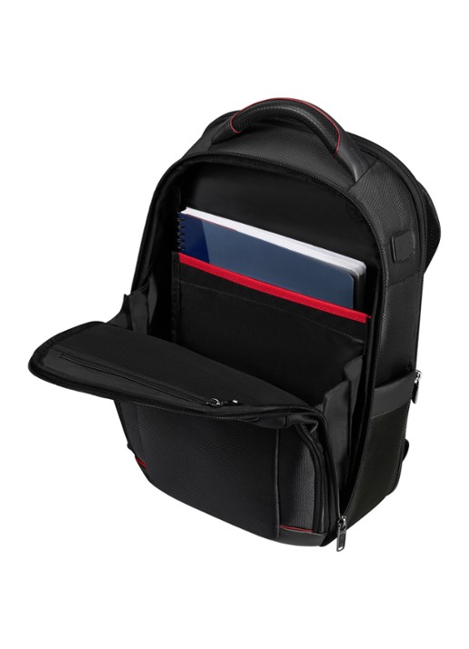 Samsonite Pro-DLX 6 laptoprugzak 14 inch  - achterkant zwart