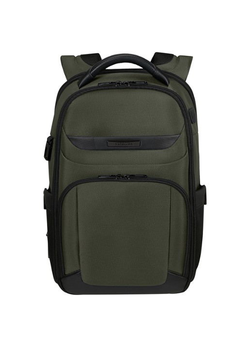 Samsonite Pro-DLX 6 laptoprugzak 14 inch  - voorkant bronsgroen