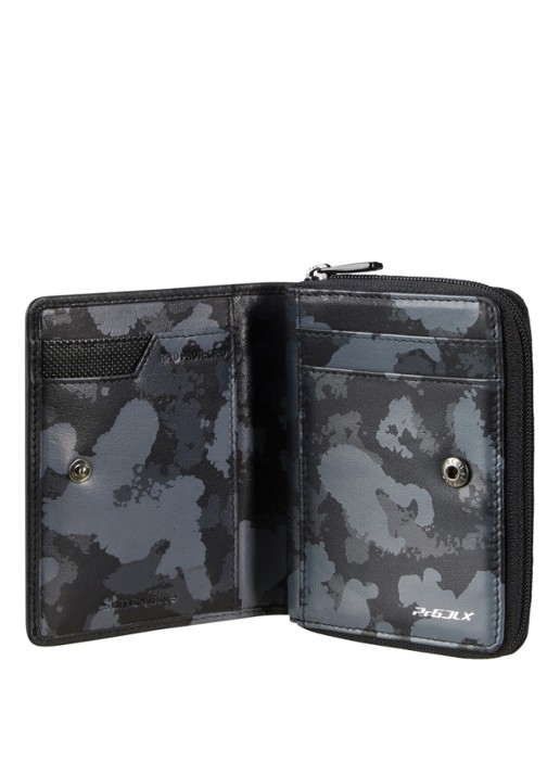 Samsonite Pro-DLX 6 portemonnee van leer - detail 2 donkerblauw