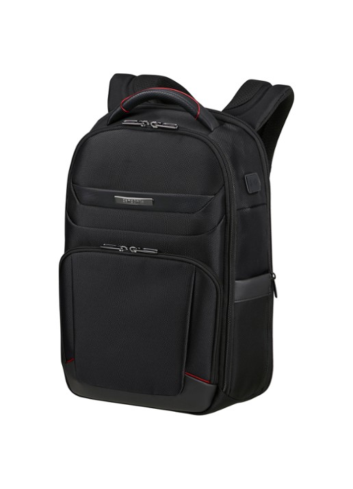 Samsonite Pro-DLX 6 rugzak met 15,6 inch laptopvak - voorkant 3 zwart