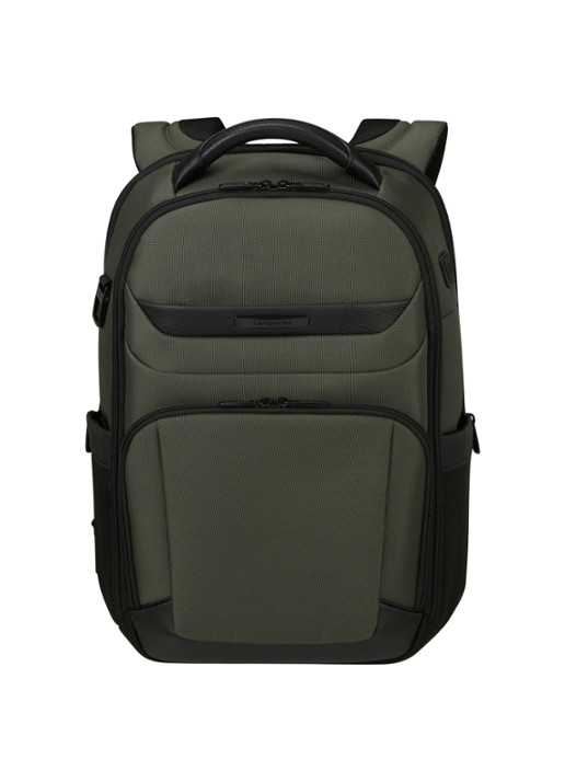 Samsonite Pro-DLX 6 rugzak met 15,6 inch laptopvak - voorkant 2 bronsgroen
