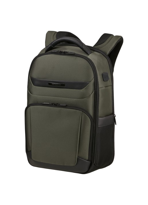 Samsonite Pro-DLX 6 rugzak met 15,6 inch laptopvak - voorkant 3 bronsgroen