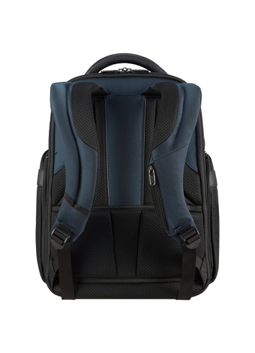 Samsonite Pro-DLX 6 rugzak met 15,6 inch laptopvak - achterkant 2 blauw
