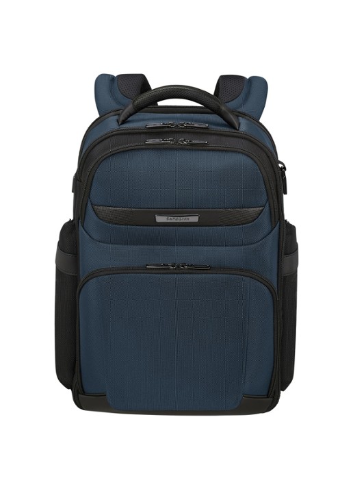 Samsonite Pro-DLX 6 rugzak met 15,6 inch laptopvak - voorkant 3 blauw