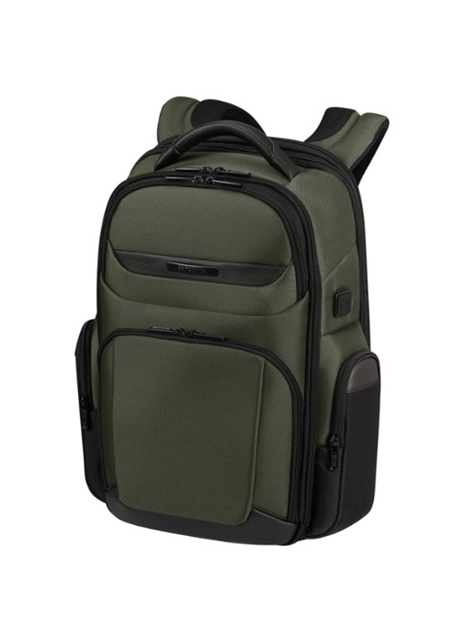 Samsonite Pro-DLX 6 vergrootbare rugzak met 15,6 inch laptopvak - detail 4 donkergroen