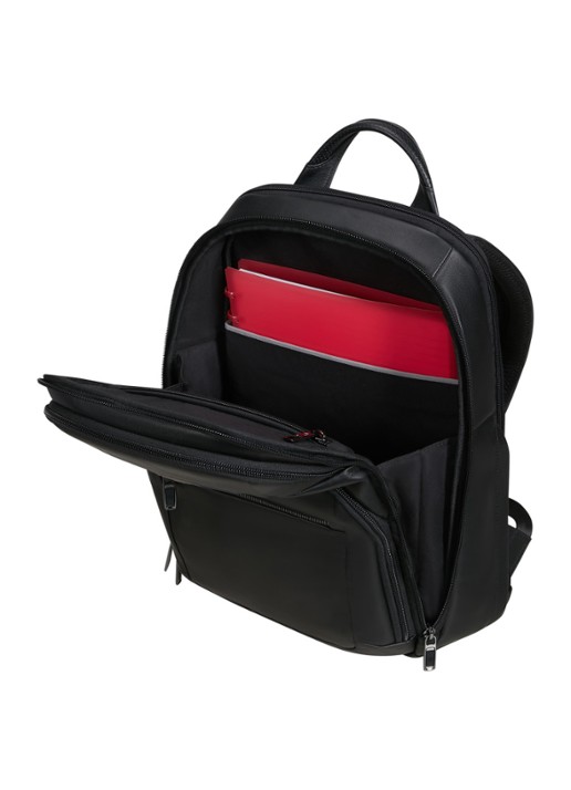 Samsonite PRO-DLX rugzak met 14,1 inch laptopvak - detail zwart