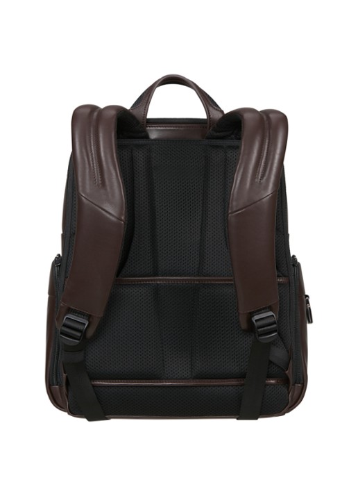 Samsonite PRO-DLX rugzak met 15,6 inch laptopvak - achterkant donkerbruin