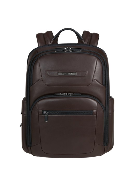 Samsonite PRO-DLX rugzak met 15,6 inch laptopvak - voorkant 2 donkerbruin