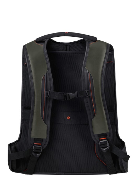 Samsonite Prodiver L rugzak met 17,3 inch laptopvak - achterkant 4 donkergroen