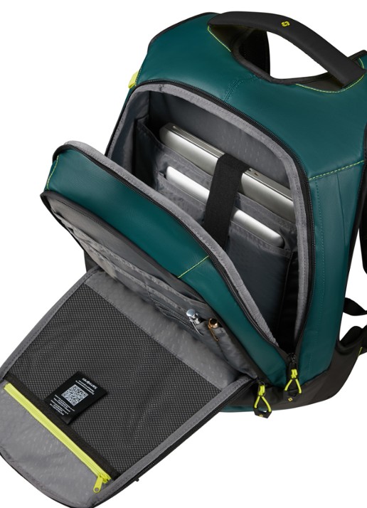 Samsonite Prodiver L rugzak met 17,3 inch laptopvak - detail dark teal / donkergroen
